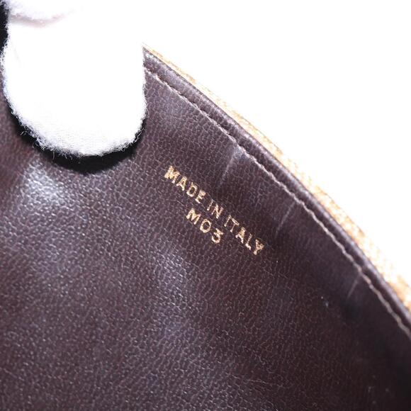 CELINE Macadam Canvas Shoulder Bag Pvc Beige Gold - Picture 13 of 13